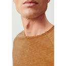 T-Shirt Col Rond - Caramel Vintage - Homme