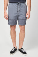 Shorts cargo de popelín elástico - North Pigment - Hombre