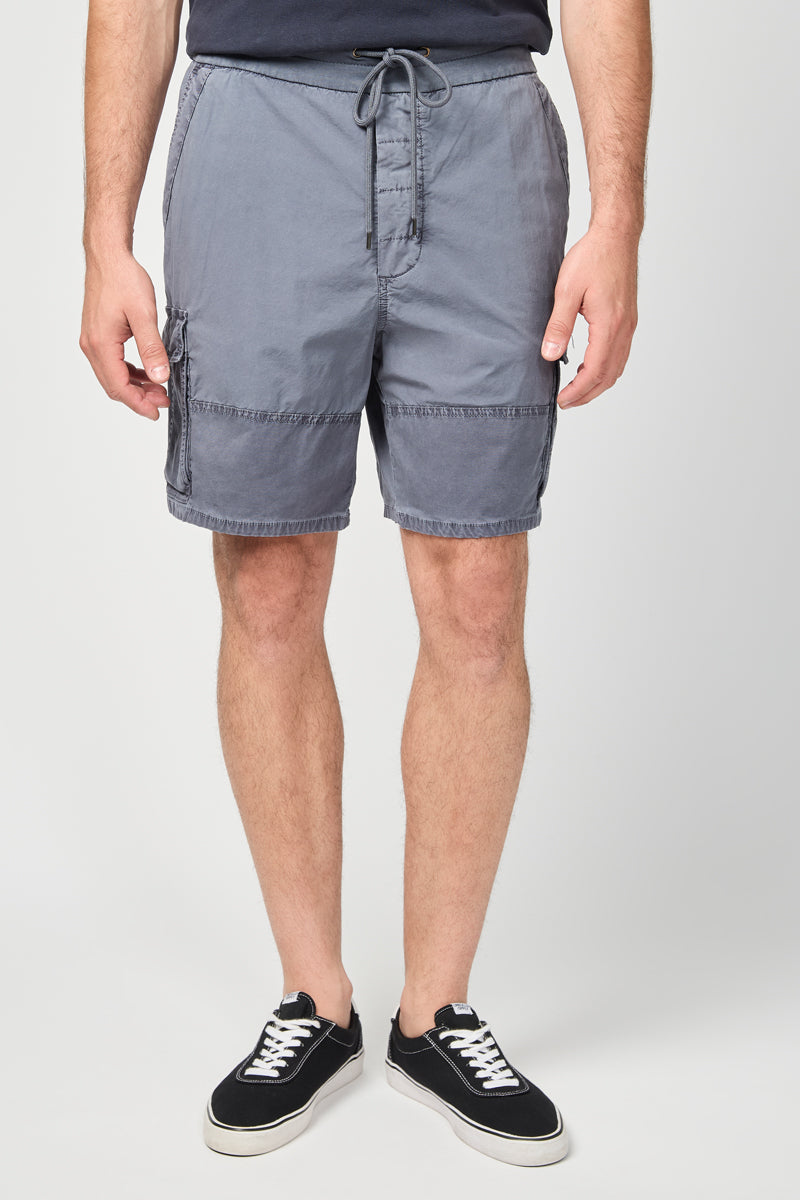 Shorts cargo de popelín elástico - North Pigment - Hombre