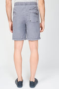 Popeline Stretch Courte Et Décontractée - Pigment Flanelle - Homme