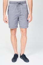 Popeline Stretch Courte Et Décontractée - Pigment Flanelle - Homme