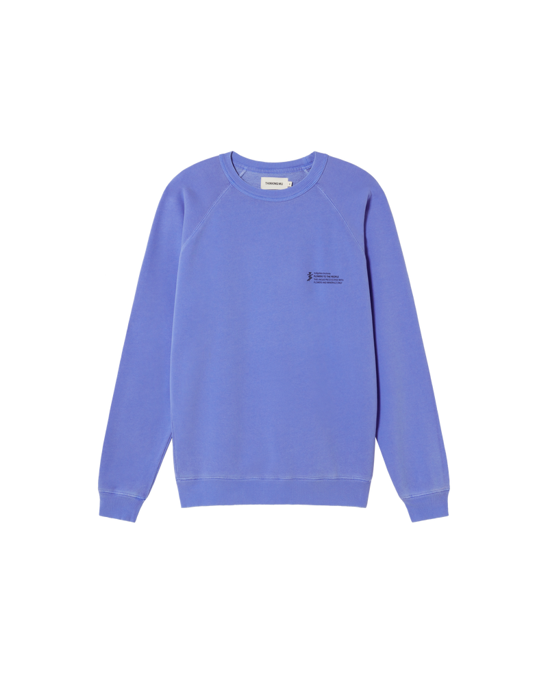 Sudadera Indigofera FTP unisex sostenible  - silueta