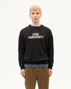 Czarna bluza ekologiczna One humanity-1