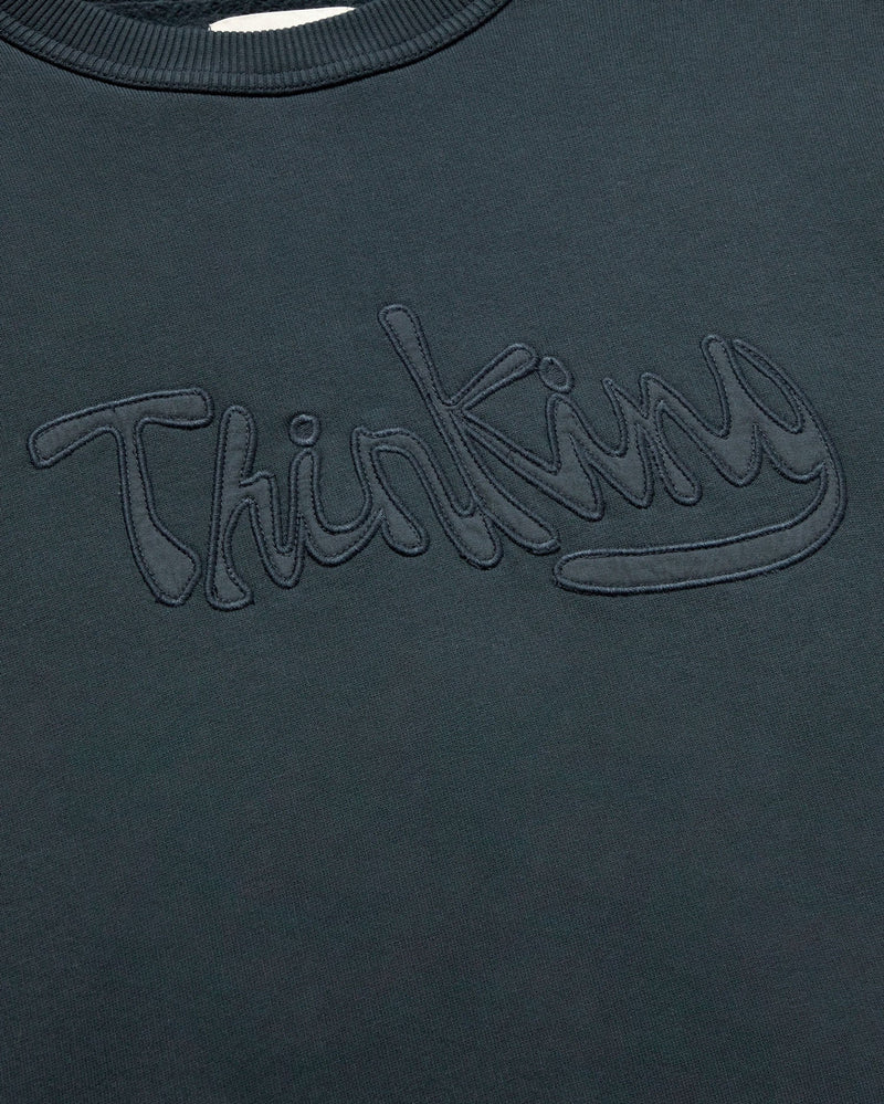 Sudadera grafito Thinking Enki sostenible - silueta 2