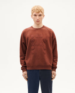 Nachhaltiges braunes Sweatshirt Re-gen Pepe - 1