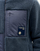 Sudadera azul Mitchel sostenible-2