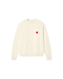 Sudadera blanca sunset Leon sostenible - silueta 1