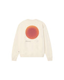 Sudadera blanca sunset Leon sostenible - silueta 2