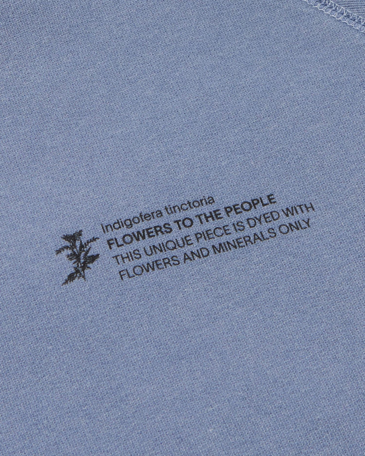 Unisex FTP indigofera tinctoria sweatshirt - silhouette 2