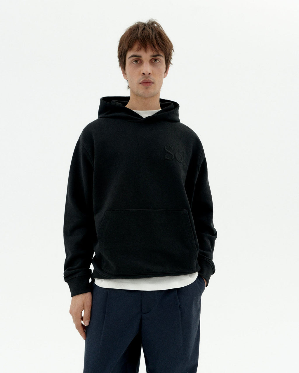 Sol Type Simon Embroidered Hoodie