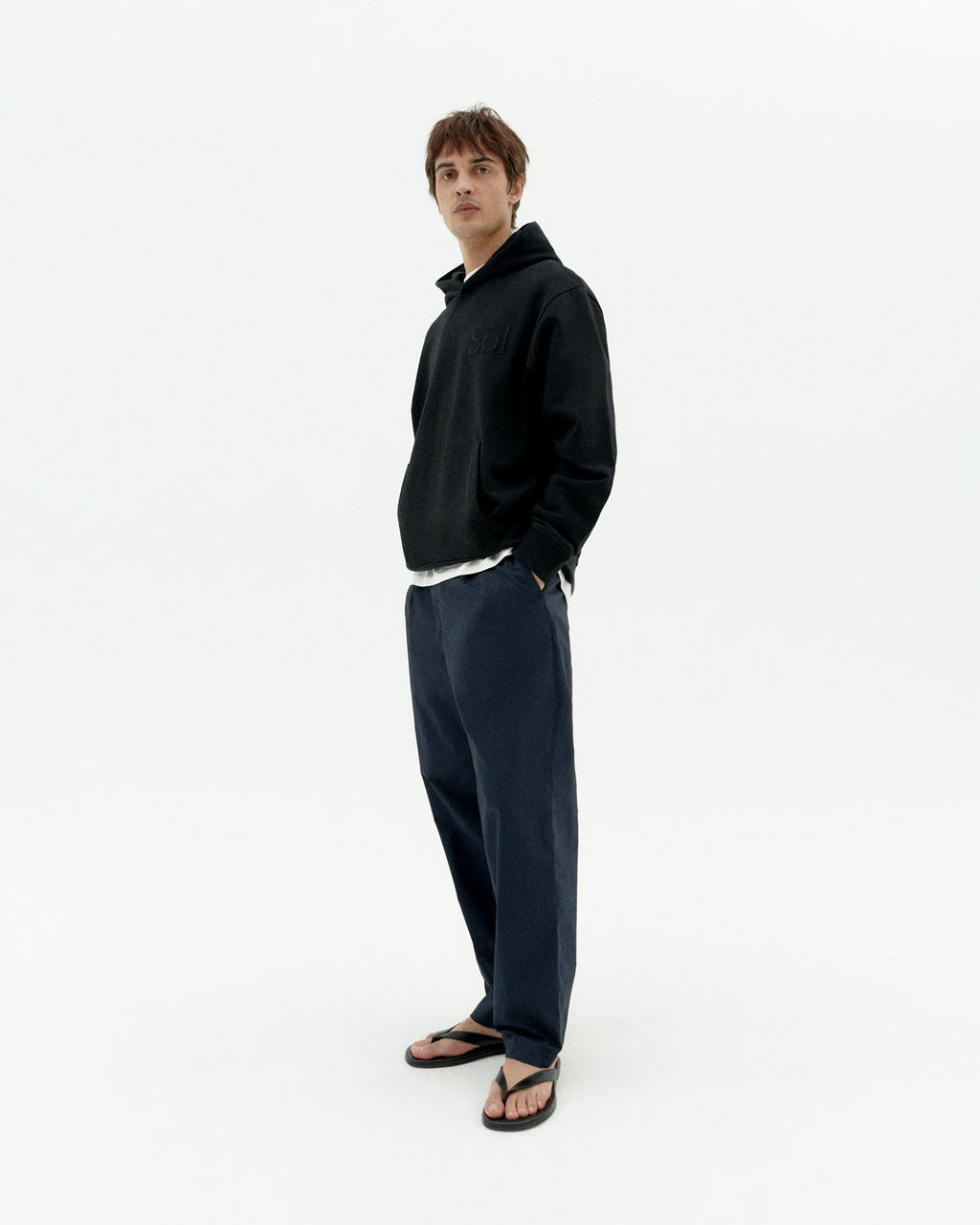 Sol Type Simon Embroidered Hoodie