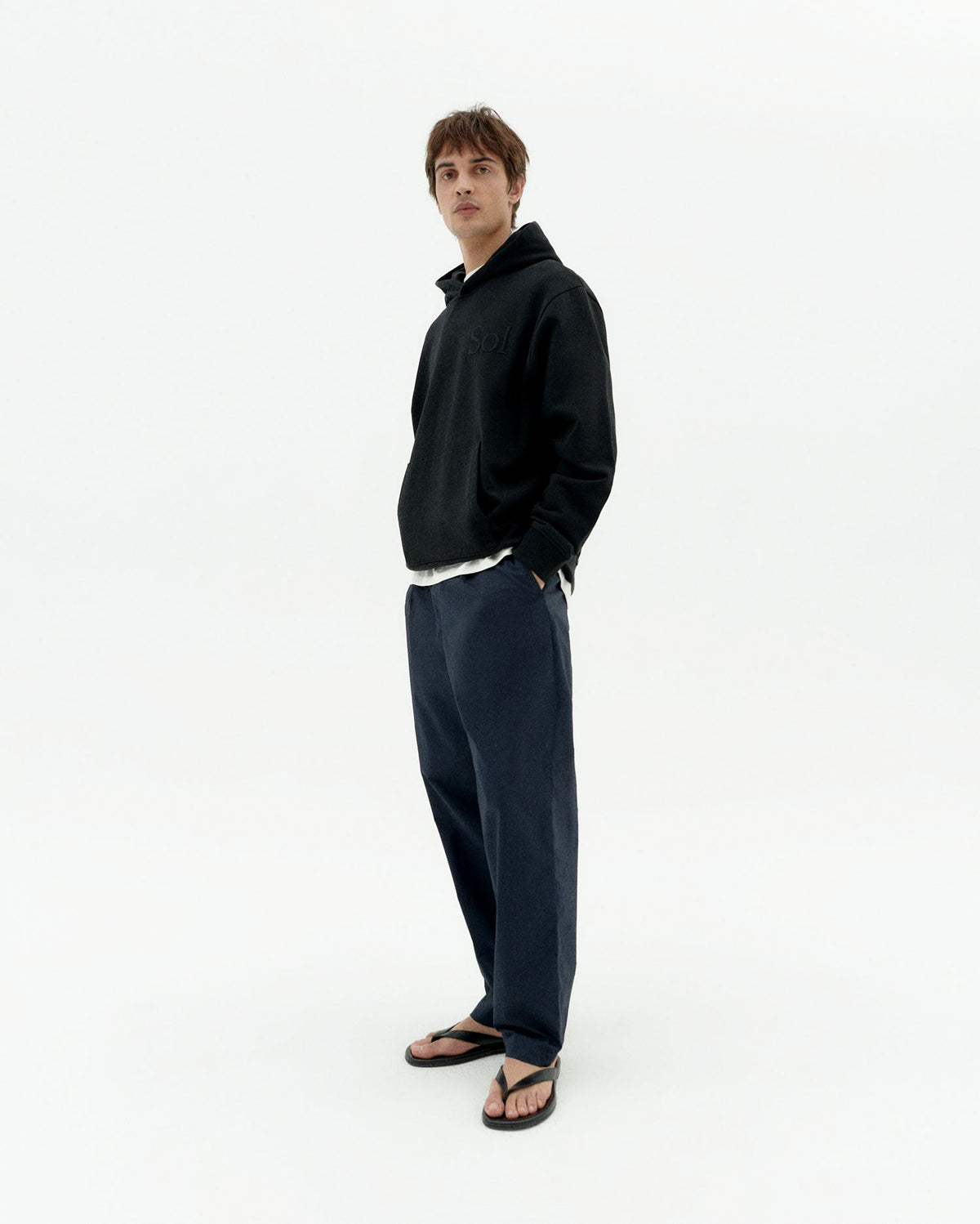 Sol Type Simon Embroidered Hoodie