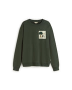 Sudadera bordada house Leon sostenible silueta - 1