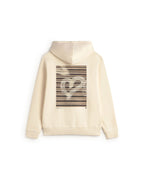 Sudadera con capucha Simon sostenible silueta blanco grafitti - 2
