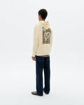 Sudadera con capucha graffiti blanca Simon sostenible - 4