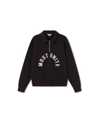 Sudadera negra must unite Gallagher sostenible - silueta 1