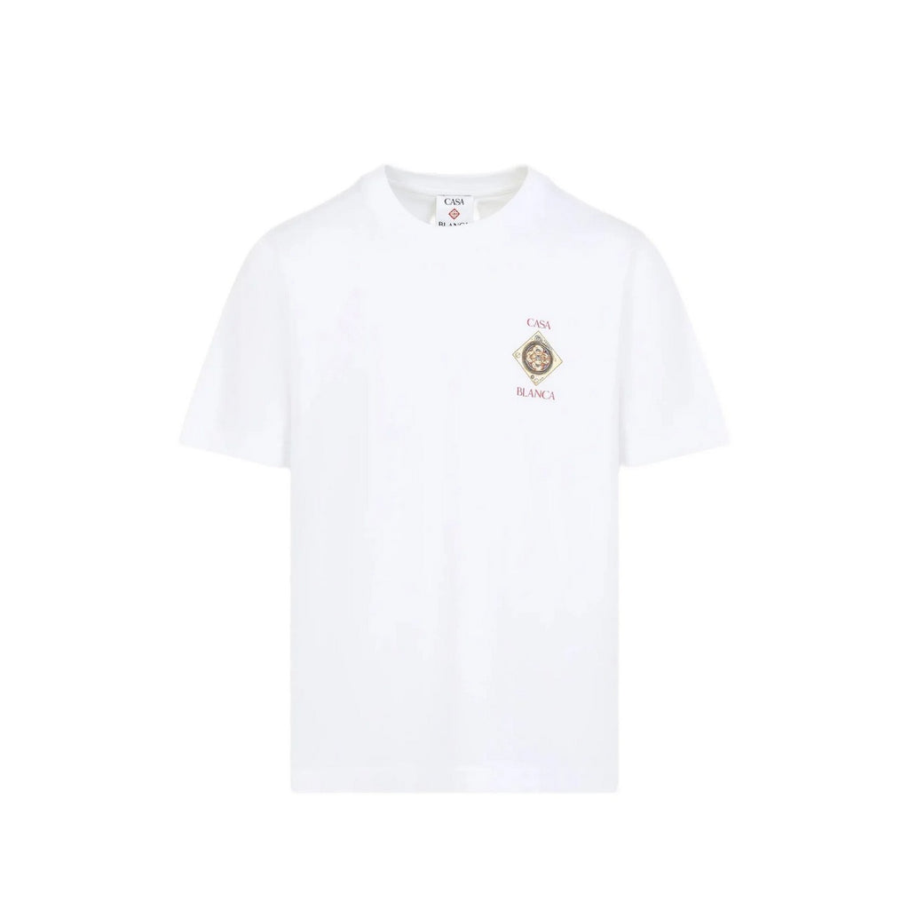 T‑Shirt Plafond Orné de Musique - Blanc
