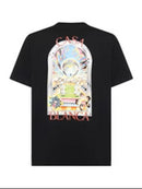 Tennis Landscape T-Shirt - Black