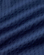 Bermuda azul seersucker Gasper sostenible - silueta 1