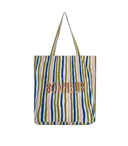 Tote Bag Mstripe - Olive