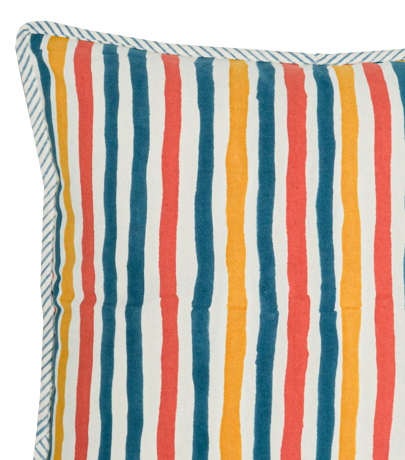 Housse De Coussin Multi Stripe - Bronze