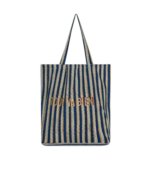 Tote Bag Mstripe - Bronze