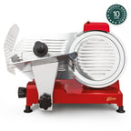25cm Meat Slicer - Red/Stainless Steel