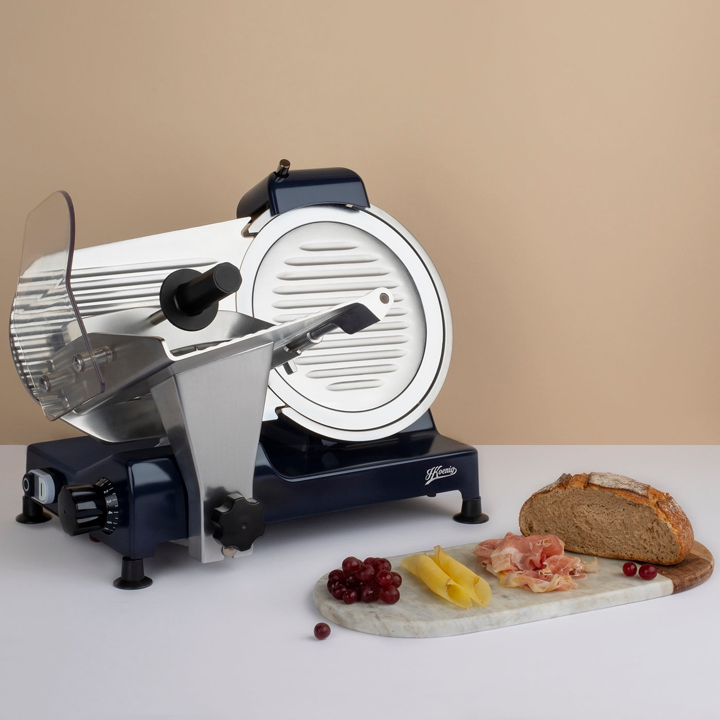 Meat Slicer 25cm - Blue/Stainless Steel