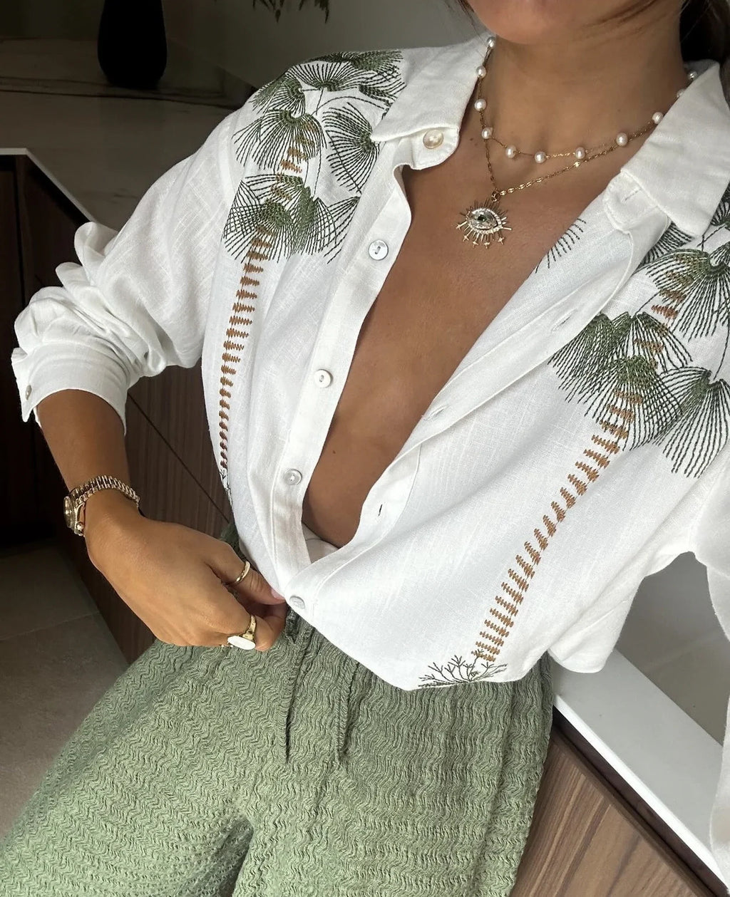 Camisa Palmera