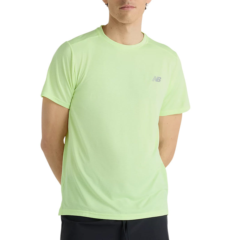 Camiseta New Balance Hombre - Verde Neón