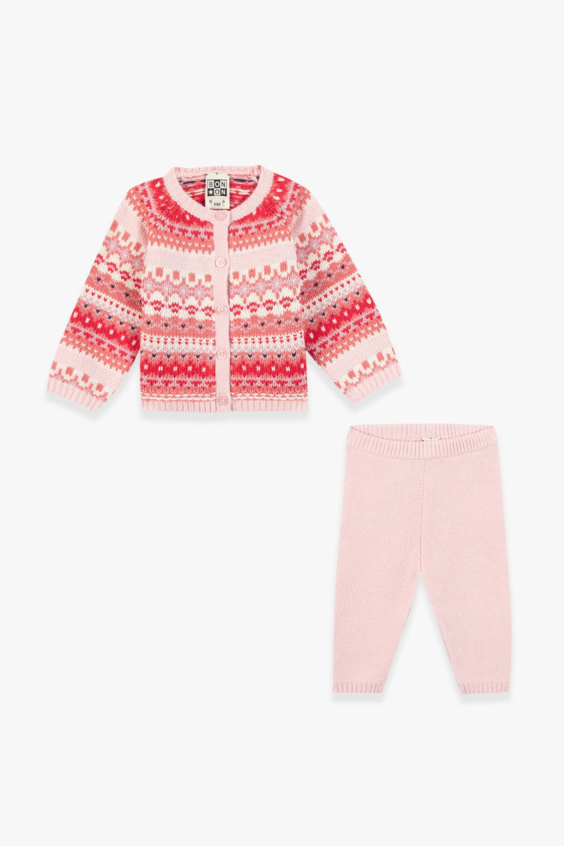 Ensemble - Toudou Jacquard Peach