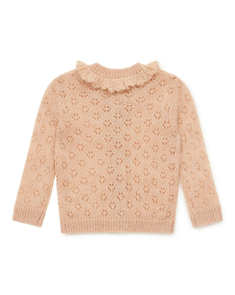 Cardigan Corolle Rose Bébé En Tricot