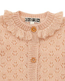 Cardigan Corolle Rose Bébé En Tricot