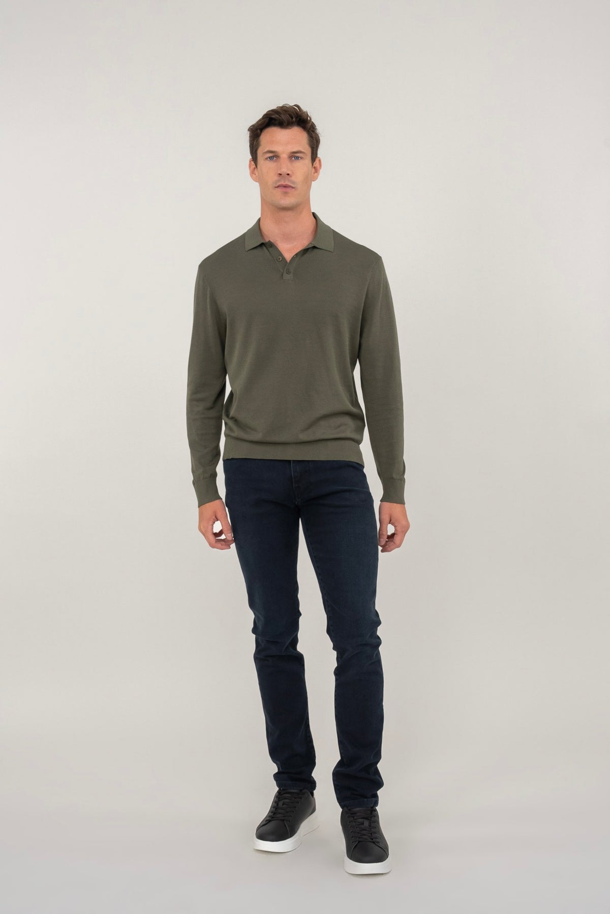Pantalon Droit Ajusté Nobilis Denim - Bleu Foncé - Homme