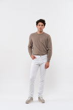 Pantalon Droit Ajusté Nobilis White - Blanc - Homme