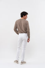 Pantalon Droit Ajusté Nobilis White - Blanc - Homme