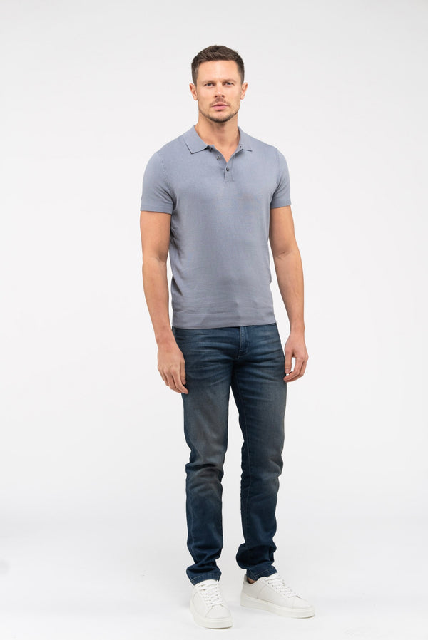 Pantalon Droit Ajusté Nobilis Denim - Bleu Enduit - Homme
