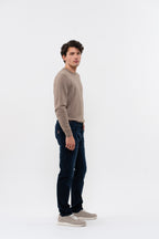 Pantalon Droit Ajusté Nobilis Denim - Bleu Noir - Homme