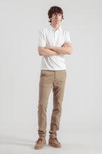 Pantalon Chino Ajusté - Beige - Homme