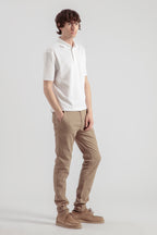 Pantalon Chino Ajusté - Beige - Homme