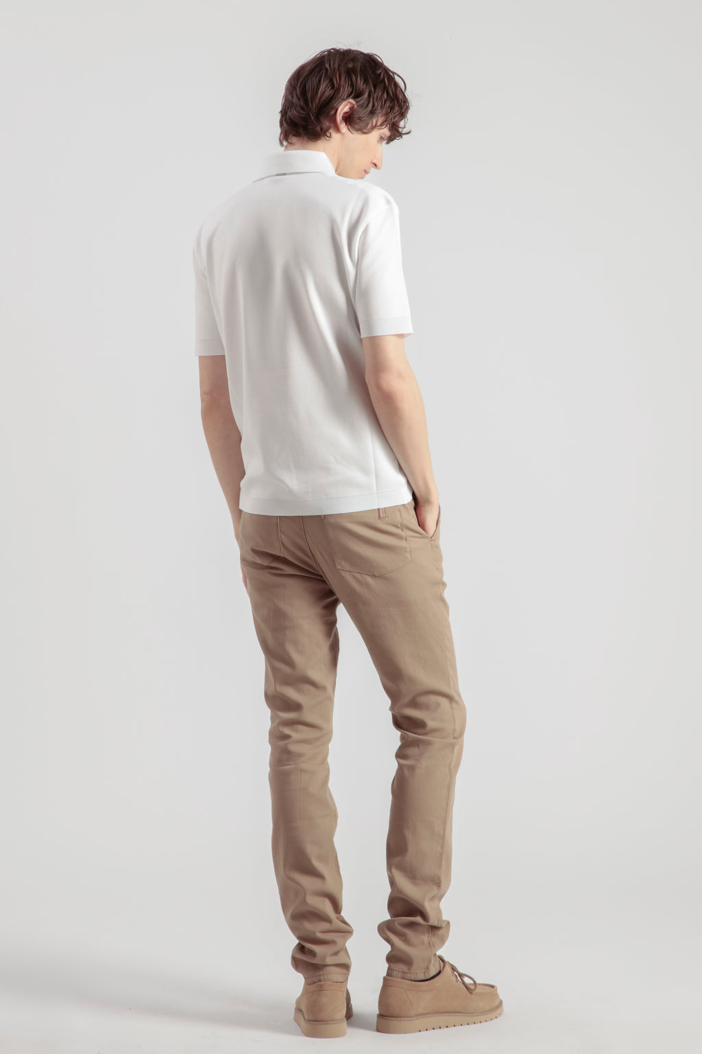 Pantalon Chino Ajusté - Beige - Homme
