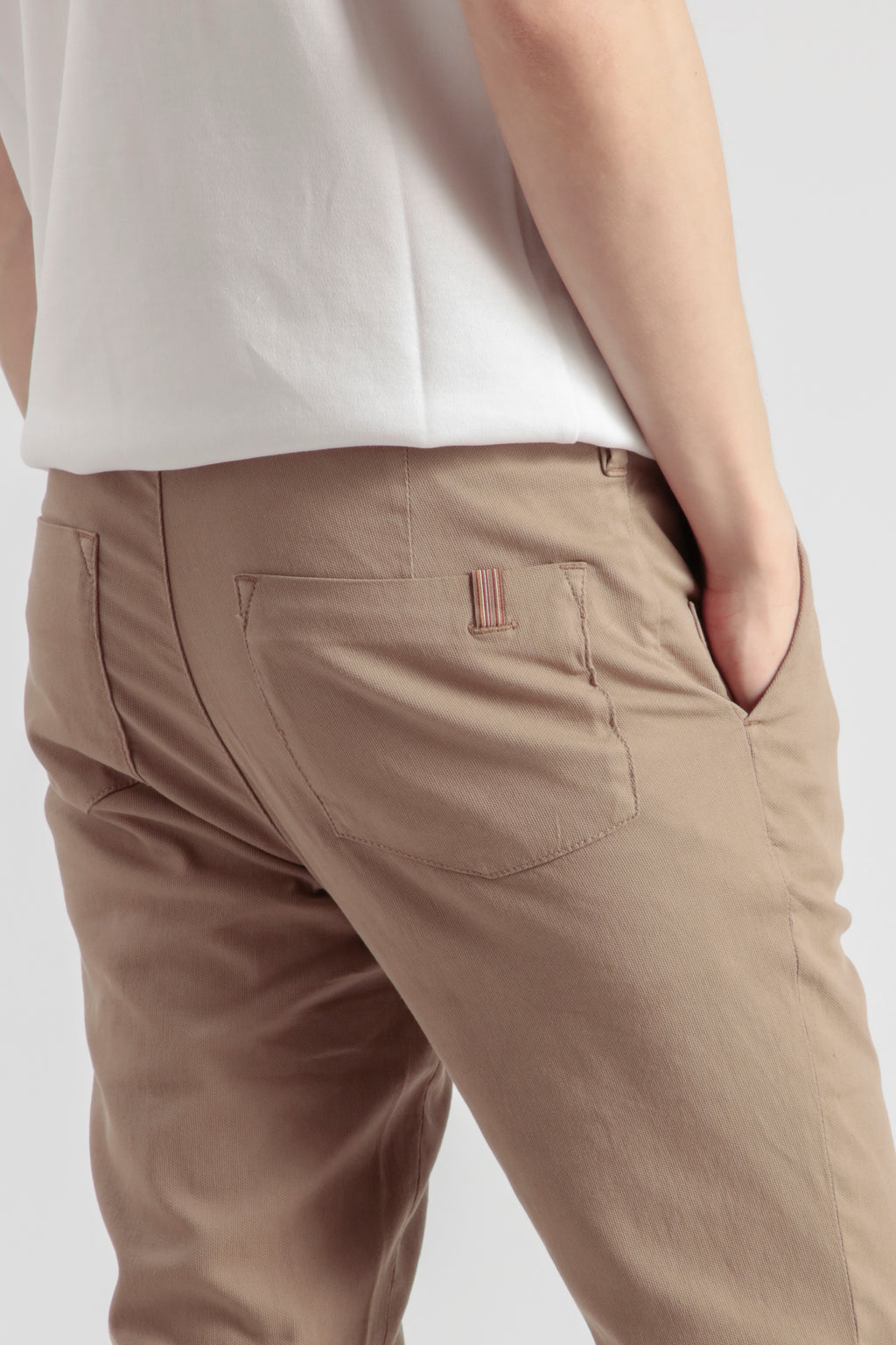 Pantalon Chino Ajusté - Beige - Homme