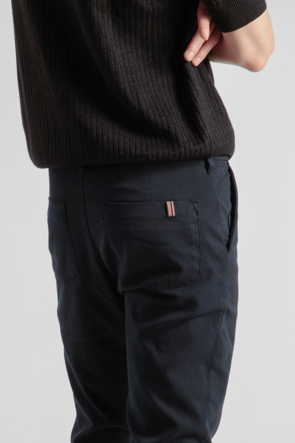 Pantalon Chino Ajusté - Bleu Marine - Homme