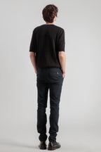 Pantalon Chino Ajusté - Bleu Marine - Homme