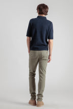Pantalon Chino Ajusté - Vert Olive - Homme