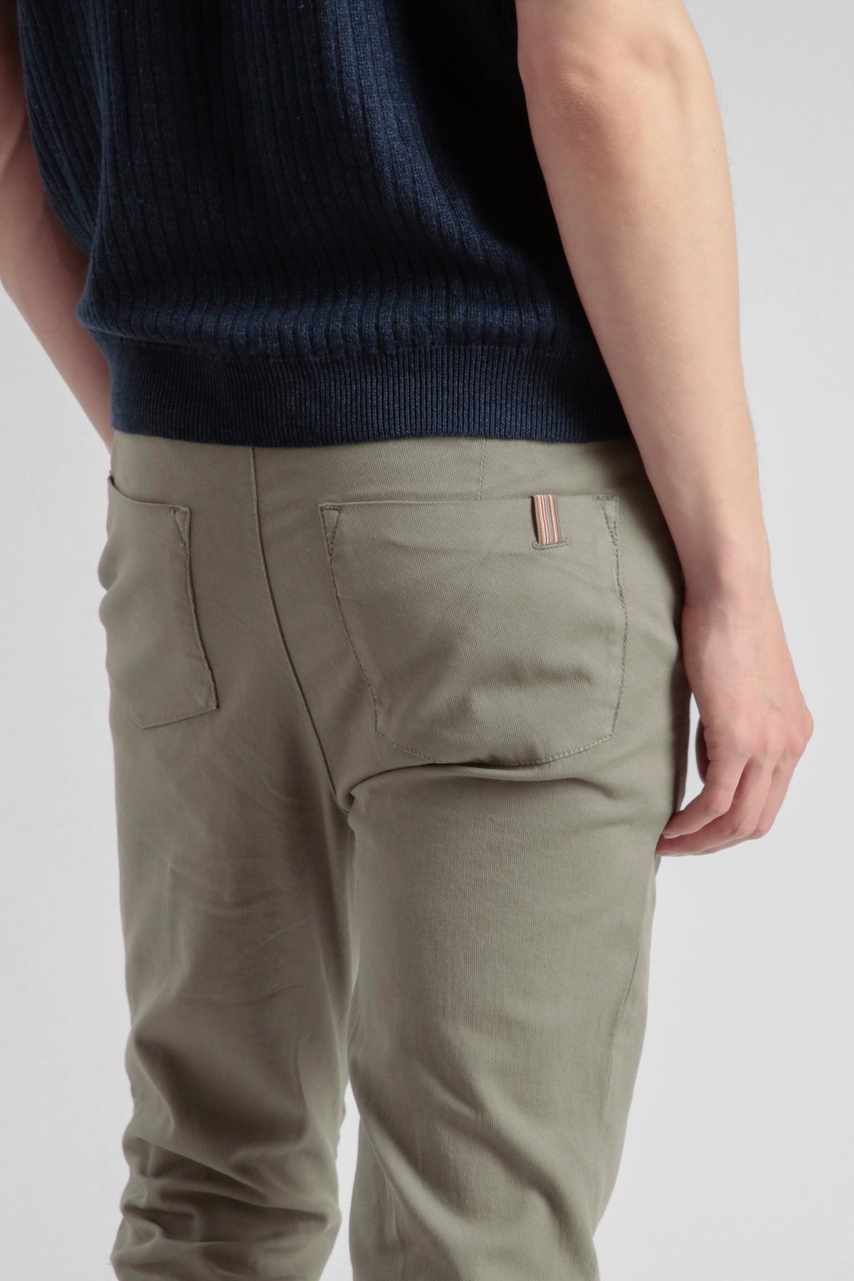 Pantalon Chino Ajusté - Vert Olive - Homme
