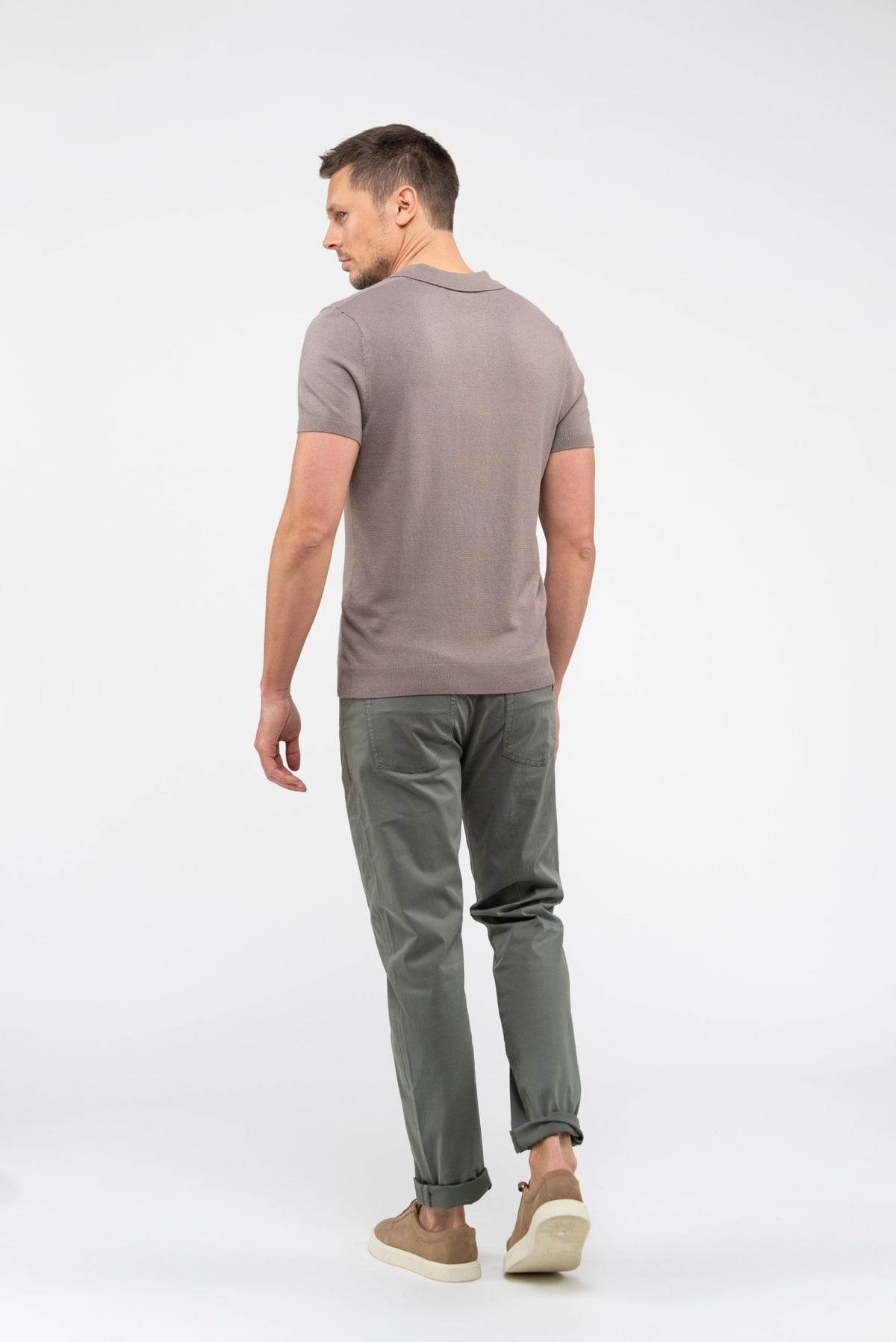 Pantalon Droit Ajusté Nobilis Satin - Noir - Homme