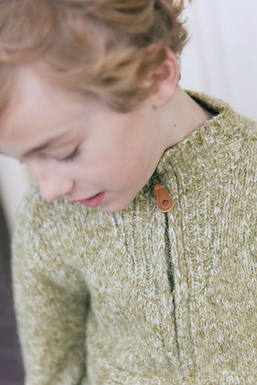 Cardigan - Hans Vert Chiné