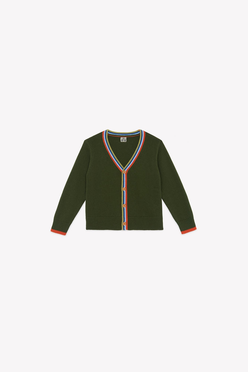 Cardigan - Tomy Vert