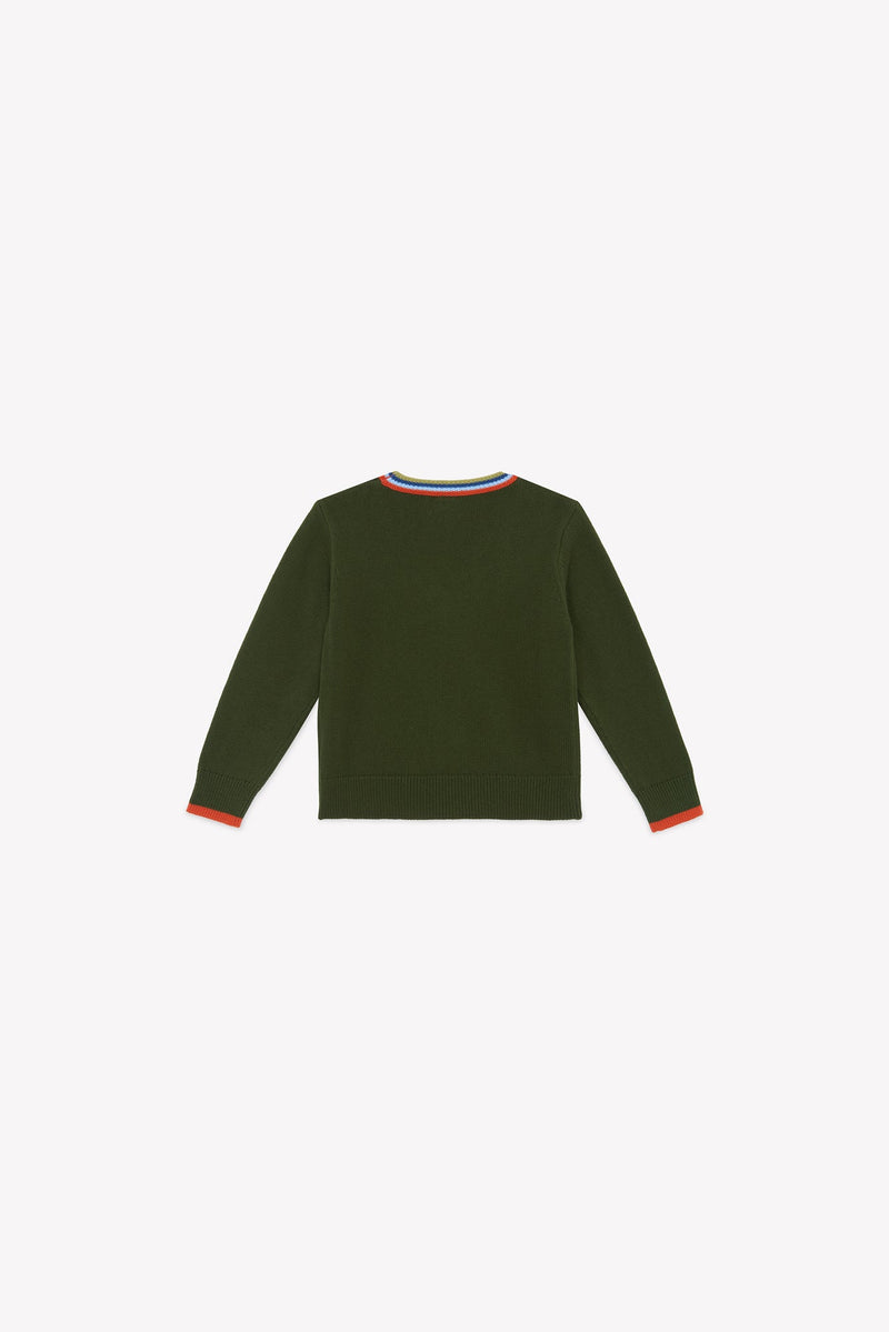 Cardigan - Tomy Vert